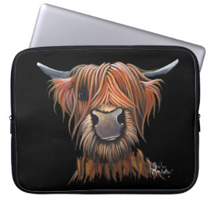 Scottish Highland Koe "BRUCE"-laptophoes Laptop Sleeve