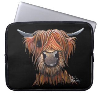 Scottish Highland Koe "BRUCE"-laptophoes Laptop Sleeve