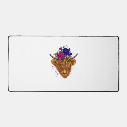 Scottish Highland Koe Cattle Koe Whisperer Farming Bureaumat (Voorkant)