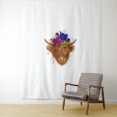 Scottish Highland Koe Cattle Koe Whisperer Farming Wandkleed (In situ)