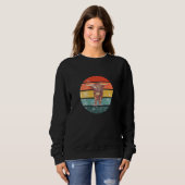 Scottish Highland Koe Retro Trui (Voorkant volledig)