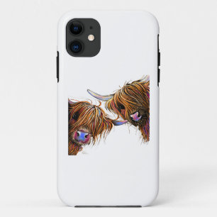 Scottish Highland Koe "S&N" van Shirley MacArthur Case-Mate iPhone Case