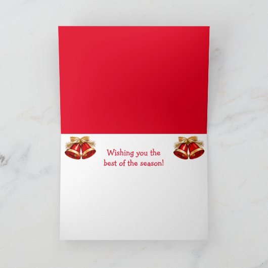 Scottish Highland Steer Funny Kerstmis Feestdagen Kaart (Binnen)