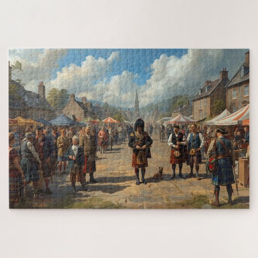 Scottish Highland Village Jigsaw Puzzle Legpuzzel (Horizontaal)