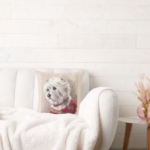 Scottish Highland White Westie Dog Kussen