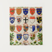 Scottish Highlander Clan Coat of Arms Shields Wandkleed (Voorkant)