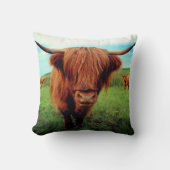 Scottish Highlander Cow Kussen (Voorkant)