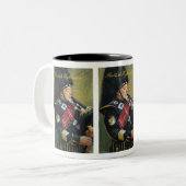 Scottish Highlander Tweekleurige Koffiemok (Voorkant links)