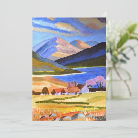 Scottish Highlands 2 Holiday Kaart (Staand voorkant)