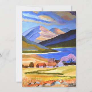 Scottish Highlands 2 Holiday Kaart