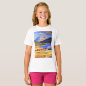 Scottish Highlands Girls T- shirt (Voorkant volledig)