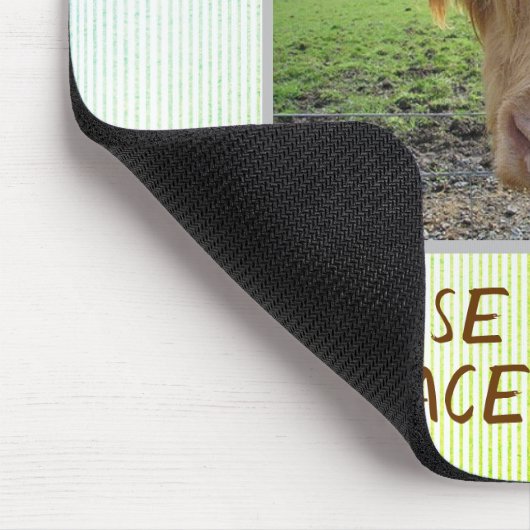 Scottish Highlands Steer Humor Muismat (Hoek)