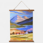 Scottish Highlands tapestry Hangend Wandkleed (Voorkant)