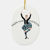 Scottish Higland Dancer - Fling Keramisch Ornament (Voorkant)