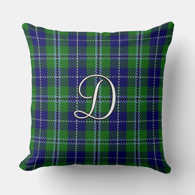 Scottish Home Clan Douglas Tartan Pset Kussen (Voorkant)