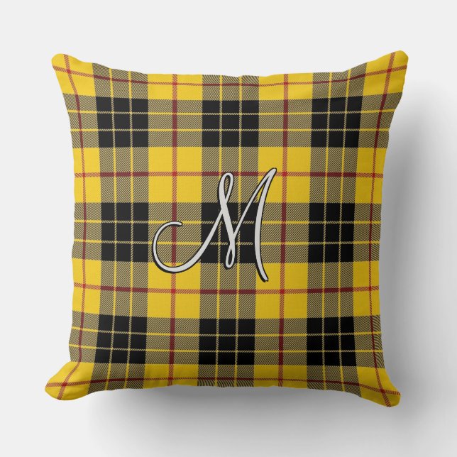 Scottish Home Clan MacLeod of Lewis Tartan Pset Kussen (Voorkant)