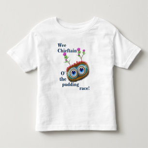 Scottish Hoots Toots Haggis. Wee Chieftain. Kinder Shirts