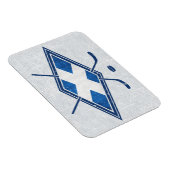 Scottish Ice Hockey Flag Magnet Magneet (Rechterzijde)