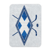 Scottish Ice Hockey Flag Magnet Magneet (Verticaal)