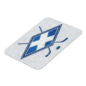 Scottish Ice Hockey Flag Magnet Magneet (Linkerzijde)