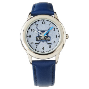 Scottish Ice Hockey Shield Logo Wrist Watch Horloge