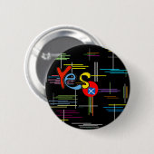 Scottish Independence Bright Lines Flag Badge Ronde Button 5,7 Cm (Voorkant /achterkant)