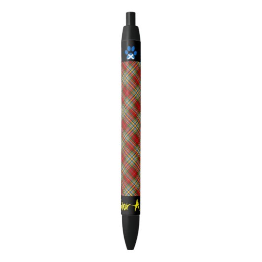 Scottish Independence Cat Clan Saltire Paw Pen (Voorkant Verticaal)