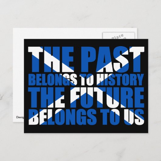 Scottish Independence: De toekomst is van ons, Briefkaart (Voorkant / Achterkant)