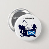 Scottish Independence Indy Cybernat Button Badge (Voorkant /achterkant)