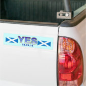 Scottish Independence Indy Saltire Bumpersticker (Op Truck)