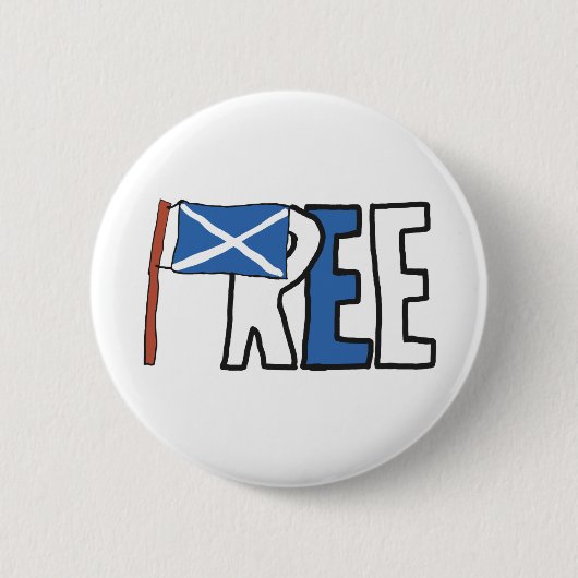 Scottish Independence Indyref2 Ronde Button 5,7 Cm (Voorkant)