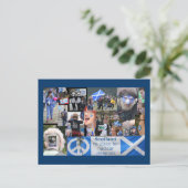 Scottish Independence March Briefkaart (Staand voorkant)