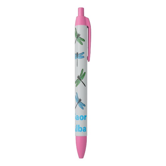 Scottish Independence Saor Alba Dragonfly Pen (Achterkant (Verticaal))