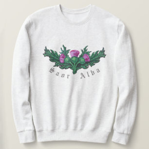 Scottish Independence Saor Alba Thistle Art Trui