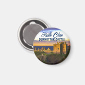 Scottish Keith Clan's Dunnottar Castle Magnet (Voorkant / Achterkant)