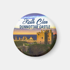 Scottish Keith Clan's Dunnottar Castle Magnet