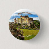 Scottish Kennedy Clan's Culzean Castle Button (Voorkant)