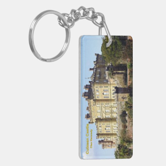 Scottish Kennedy Clan's Culzean Castle Sleutelhanger (Voorkant Links)