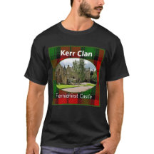 Scottish Kerr Clan Castle Tartan Family T-Shirt