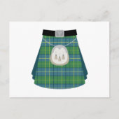 Scottish Kilt Briefkaart (Voorkant)