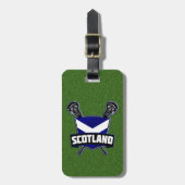 Scottish Lacrosse Bagagelabel Sjabloon (Voorkant verticaal)