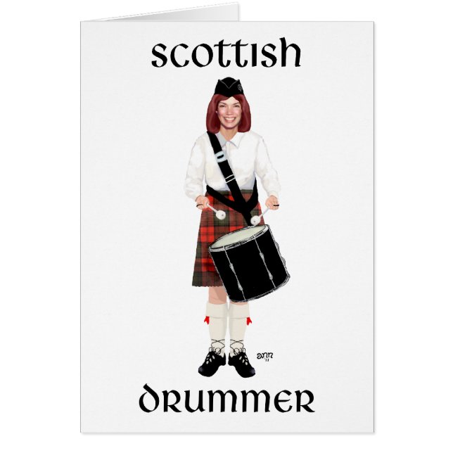 Scottish Lassie - Tenor Drum (Voorkant)