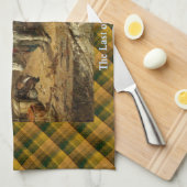 Scottish Last of the Clan Oil Painting Tea Towel Theedoek (Quarter Fold)