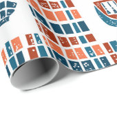 Scottish Linocut Pattern Cadeaupapier (Rol Hoek)