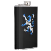 Scottish Lion in St. Andrew's kleuren Heupfles (Rechts)