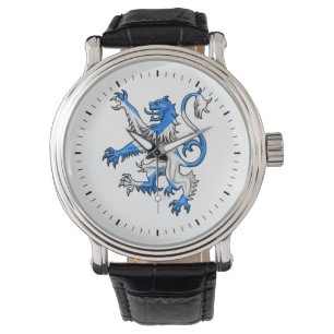 Scottish Lion in St. Andrew's kleuren Horloge