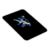 Scottish Lion in St. Andrew's kleuren Magneet (Rechterzijde)