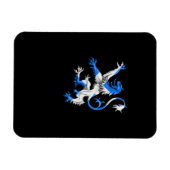 Scottish Lion in St. Andrew's kleuren Magneet (Horizontaal)