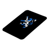 Scottish Lion in St. Andrew's kleuren Magneet (Linkerzijde)