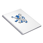 Scottish Lion in St. Andrew's kleuren Notitieboek (Rechterzijde)